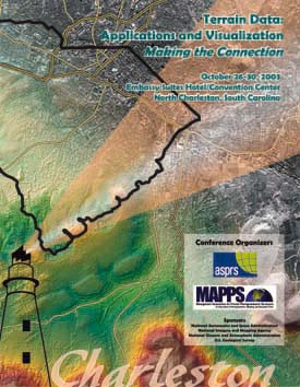 Terrain Data Applications & Visualization Conference brochure cover. Image courtesy of Intermap Technologies Inc.